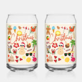 Tropische Weihnachten Dosenglas (Rückseite)