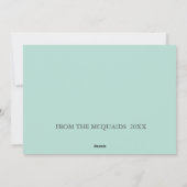 Tropische Weihnachten Florida Pink Flamingo Custom (Rückseite)