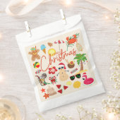 Tropische Weihnachten Geschenktütchen (Ausgeschnitten)