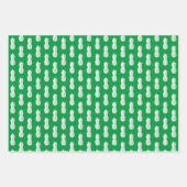 Tropische Weihnachten im Juli Ananas Druck Geschenkpapier Set (Vorderseite 2)