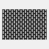 Tropische Weihnachten im Juli Ananas Druck Geschenkpapier Set (Vorderseite)