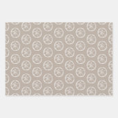 Tropische Weihnachten im Juli Sanddollarstrand Mus Geschenkpapier Set (Vorderseite 3)