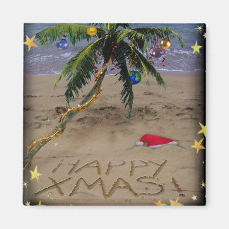Tropische Weihnachten Magnet