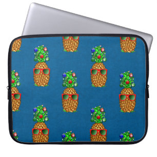 Tropische Weihnachtsananas warme Weihnachten Laptopschutzhülle