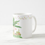Tropische Weihnachtsbeleuchtung Whimsischer Wasser Kaffeetasse (VorderseiteRechts)