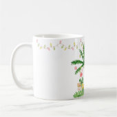 Tropische Weihnachtsbeleuchtung Whimsischer Wasser Kaffeetasse (Links)