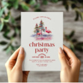 Tropische Weihnachtsfeier-Party Einladung