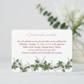 Tropische Weihnachtsfeierlichkeiten Einladung (Stehend Vorderseite)