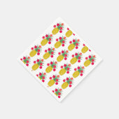Tropische Weihnachtsfeiertage Ananas Napkin Serviette (Ecke)