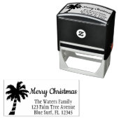 Tropische Weihnachtsfeiertage Briefmarke Palme Tre Permastempel (Beispiel)