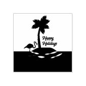 Tropische Weihnachtsinsel Gummistempel (Prägung)