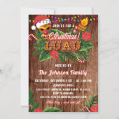 Tropische Weihnachtsluauer Party Einladung (Vorderseite)