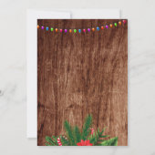 Tropische Weihnachtsluauer Party Einladung (Rückseite)