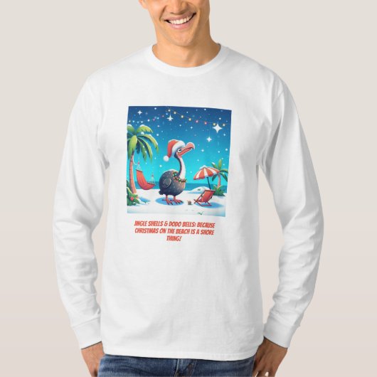 Tropische Weihnachtsmagie: "Dreamy Dodo Delight" T-Shirt (Vorderseite)
