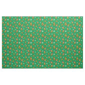 Tropische Weihnachtsmänner und Schneeflocken Stoff (Fat Quarter (45,7 x 55,9 cm))