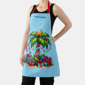 Tropische Weihnachtspalme Schürze (InSitu)