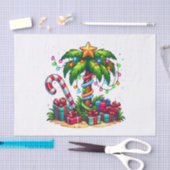 Tropische Weihnachtspalme Seidenpapier (Handwerk)