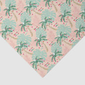 Tropische Weihnachtspalme Tree Merry Xmas Decoupag Seidenpapier (Ausschnitt)