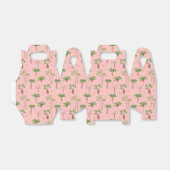 Tropische Weihnachtspalmen Muster Geschenkschachtel (Ungefaltet)