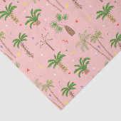 Tropische Weihnachtspalmen Muster Seidenpapier (Ausschnitt)