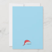 Tropische Weihnachtszeit-Party Einladung (Rückseite)