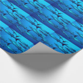 tropische Welle des Geschenkpapier (Ecke)