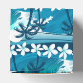 Tropische Welle mit Palmen Geschenkschachtel (Oben)