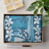 Tropische Welle mit Palmen Seidenpapier (Geschenk)