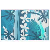 Tropische Welle mit Palmen Stoff (Fat Quarter (45,7 x 55,9 cm))