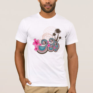 Tropische Wellen-heißes T-Shirt