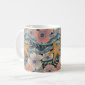 tropische Wellen Navy Kaffeetasse (Vorderseite Links)