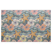 tropische Wellen Navy Stoff (Fat Quarter (45,7 x 55,9 cm))