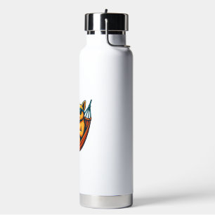 Tropische Welpen Vibes Trinkflasche