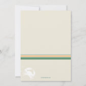 Tropische Winde nach Hochzeit Einladung (Rückseite)