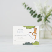 Tropische Windelwinddusche Begleitkarte (Stehend Vorderseite)