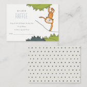 Tropische Windelwinddusche Begleitkarte (Vorne/Hinten)