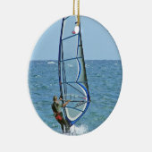 Tropische Windsurfing Verzierung Keramik Ornament (Rechts)