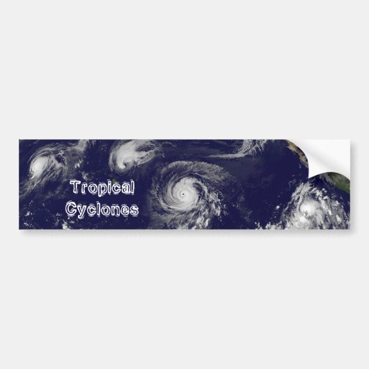 Tropische Wirbelstürme Autoaufkleber (Vorne)