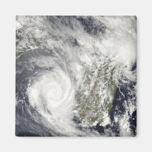 Tropische Wirbelstürme Eric und Fanele 2 Magnet