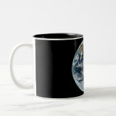 Tropische Wirbelstürme - Hemisphäre "Space View We Zweifarbige Tasse (Links)