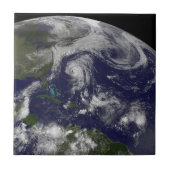 Tropische Wirbelstürme Katia, Lee, Maria und Nate. Fliese (Vorderseite)