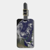 Tropische Wirbelstürme Katia, Lee, Maria und Nate. Gepäckanhänger (Vorderseite vertikal)