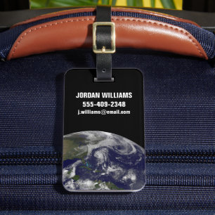 Tropische Wirbelstürme Katia, Lee, Maria und Nate. Gepäckanhänger