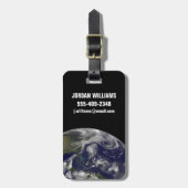 Tropische Wirbelstürme Katia, Lee, Maria und Nate. Gepäckanhänger (Vorderseite vertikal)