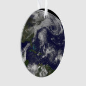 Tropische Wirbelstürme Katia, Lee, Maria und Nate. Ornament (Vorderseite)