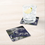 Tropische Wirbelstürme Katia, Lee, Maria und Nate. Rechteckiger Pappuntersetzer (Vor Ort)