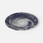 Tropische Wirbelstürme Pappteller (Schrägansicht)