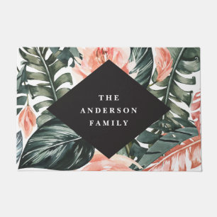 Tropische Wohngestaltung Fußmatte