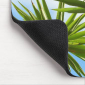 Tropische Yucca-Palmenblätter Malerei Effekt Foto Mousepad (Ecke)