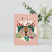 Tropische Zikade Postkarte (Stehend Vorderseite)